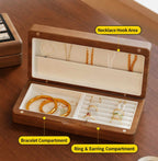 Walnut Wood Jewelry Box
