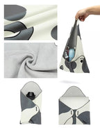 Animal Pattern Magic Wrap - Self-Adhesive Travel Organizer Pouch