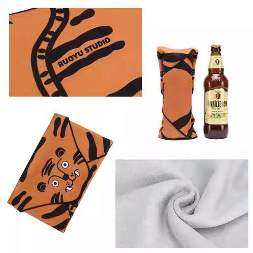 Animal Pattern Magic Wrap - Self-Adhesive Travel Organizer Pouch