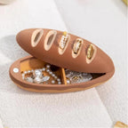 Baguette Shaped Jewelry Box - Cute Bread Ring Holder & Necklace Organizer