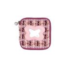 Butterfly Cake Jewelry Pouch with Mirror - Compact Travel Organizer with Zipper