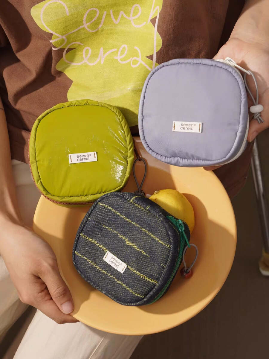 Candy Garden Double-Layer Jewelry Case - Compact Travel Organizer with 4 Compartments