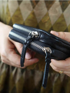 Genuine Leather Travel Jewelry Case - Premium Cowhide Organizer