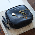 Genuine Leather Travel Jewelry Case - Premium Cowhide Organizer