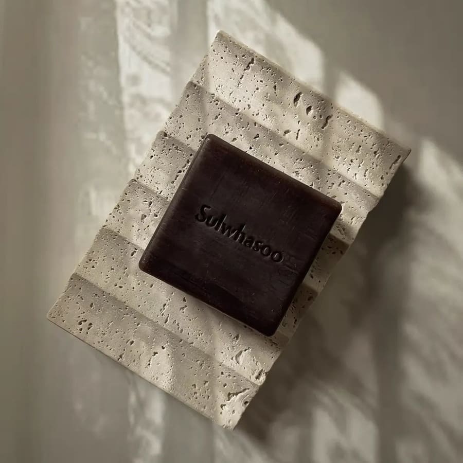Natural Marble Tray with Wave Edge - Jewelry Dish & Soap Holder