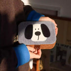 Puppy Jewelry Box with Mirror – Double-Layer Travel Organizer