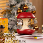 Rotating Apple Core Jewelry Stand - Vintage Red Necklace & Earring Organizer
