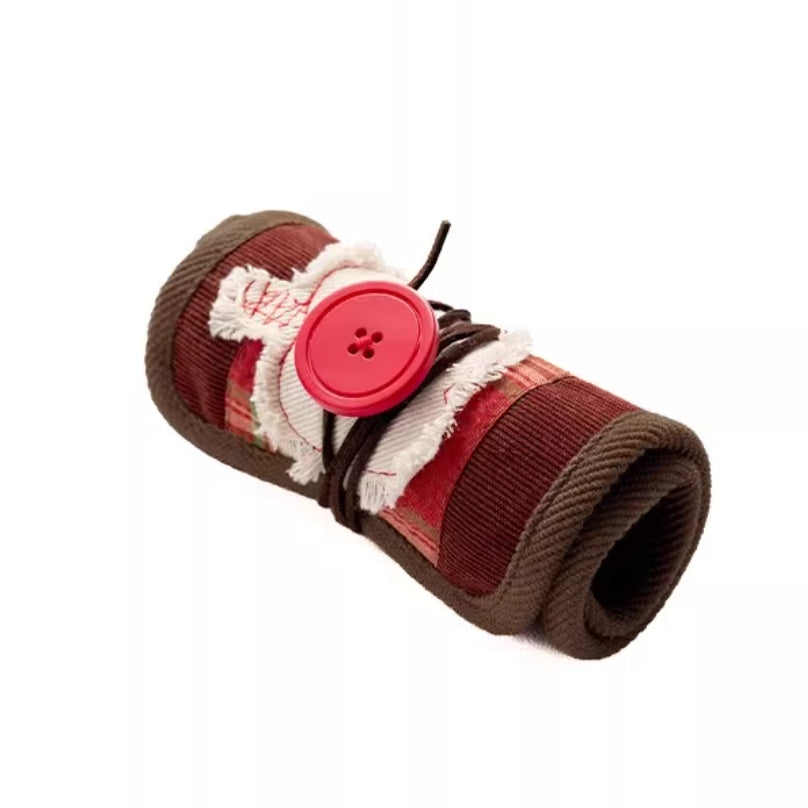 Travel Jewelry Roll – Portable Organizer for Necklaces, Earrings & Everyday Treasures