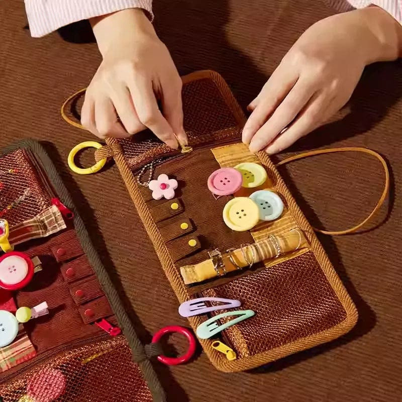 Travel Jewelry Roll – Portable Organizer for Necklaces, Earrings & Everyday Treasures