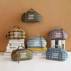 Impressionist Jacquard Cosmetic Bag - Large Capacity Waterproof Travel Organizer