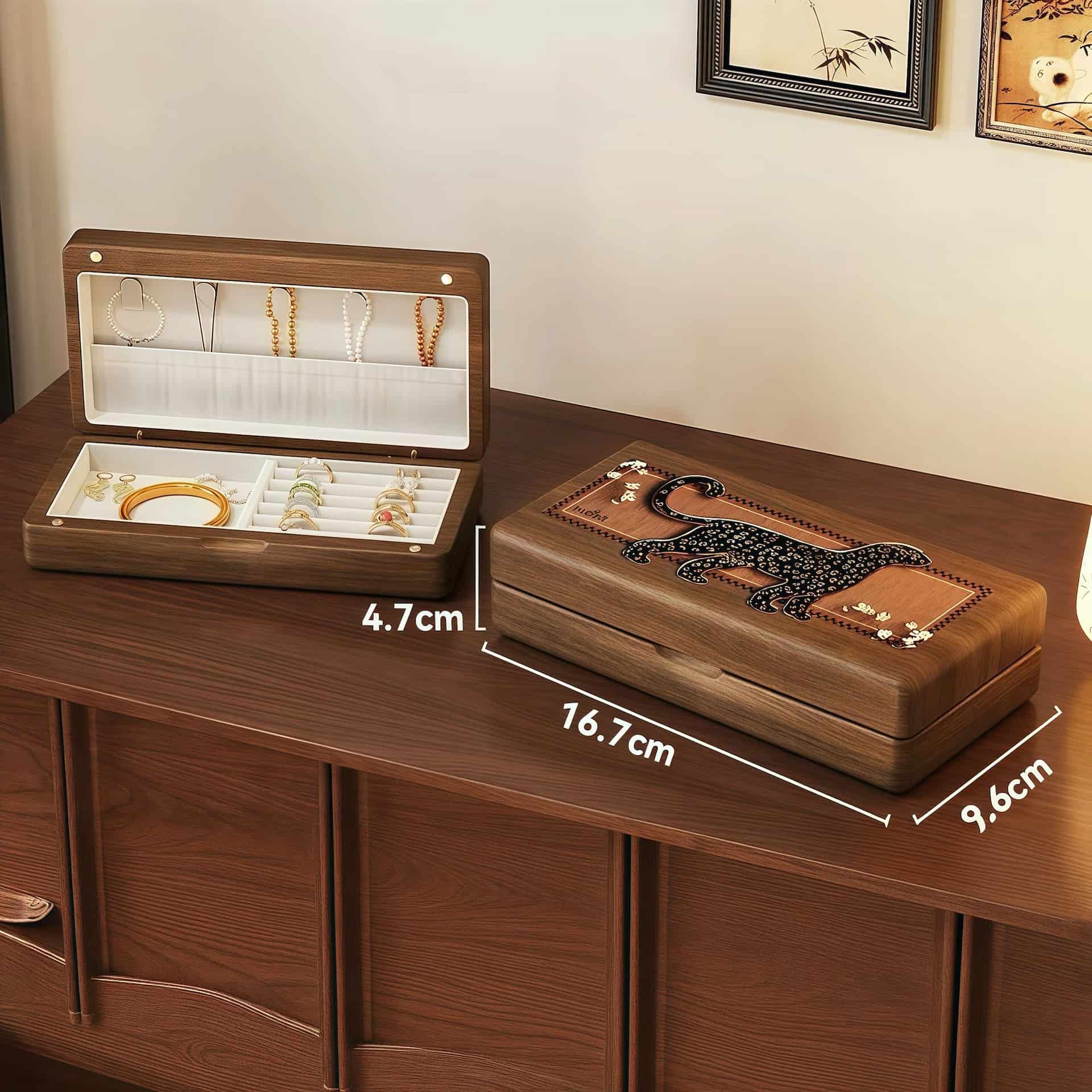 Walnut Wood Jewelry Box