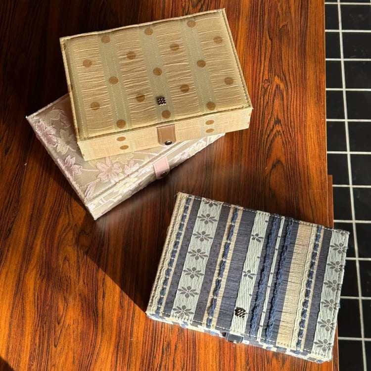 California Symphony Double Layer Jewelry Box - Magnetic Closure Organizer with Removable Dividers