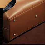 Tennis Tote Bag - Large Capacity PU Leather Bag for Court, Commute & Everyday Use
