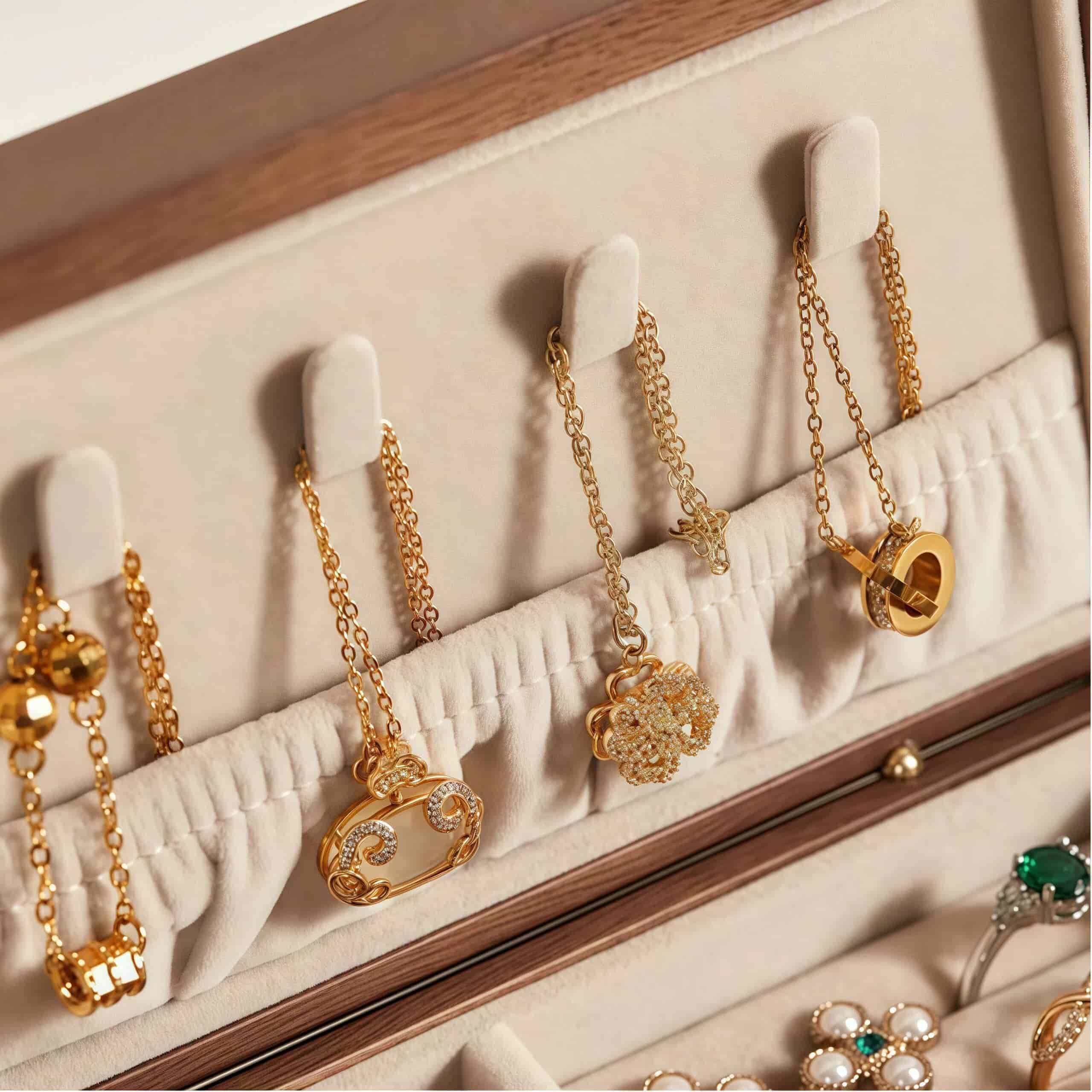 Iris Oil Painting Solid Wood Jewelry Box - Portable Magnetic Closure Organizer for Necklaces & Earrings