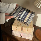 California Symphony Double Layer Jewelry Box - Magnetic Closure Organizer with Removable Dividers