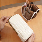 Stroll Makeup Brush Bag - Large Capacity Foldable Stand-Up Travel Organizer