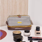 Double-Layer Wet & Dry Separation Cosmetic Bag - Large Capacity Travel Organizer