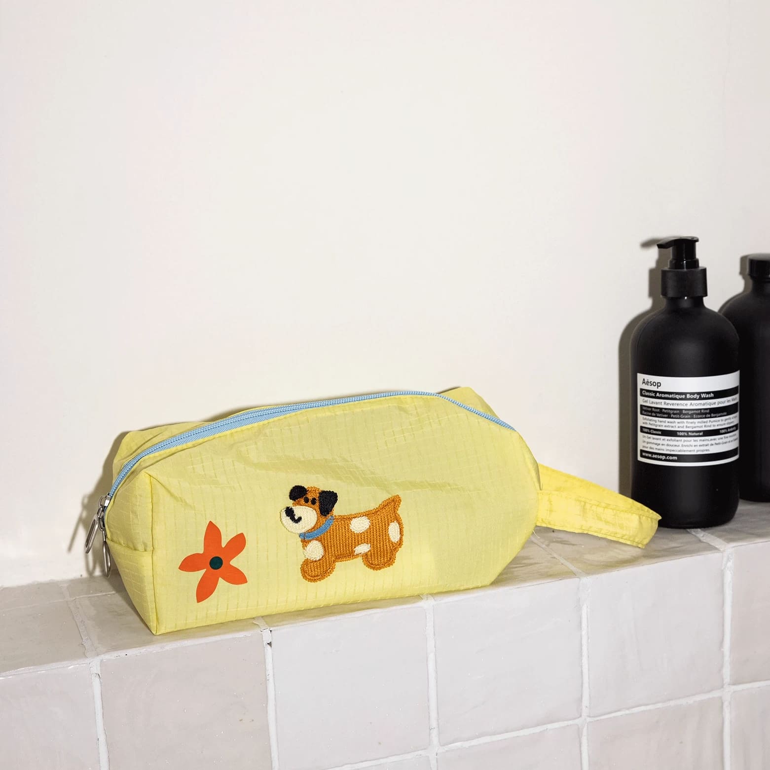 Spring Pup Travel Organizer Set - 4-Piece Waterproof Luggage Packing Cubes with Toiletry Bag