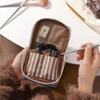 Stroll Makeup Brush Bag - Large Capacity Foldable Stand-Up Travel Organizer