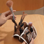 Stroll Makeup Brush Bag - Large Capacity Foldable Stand-Up Travel Organizer