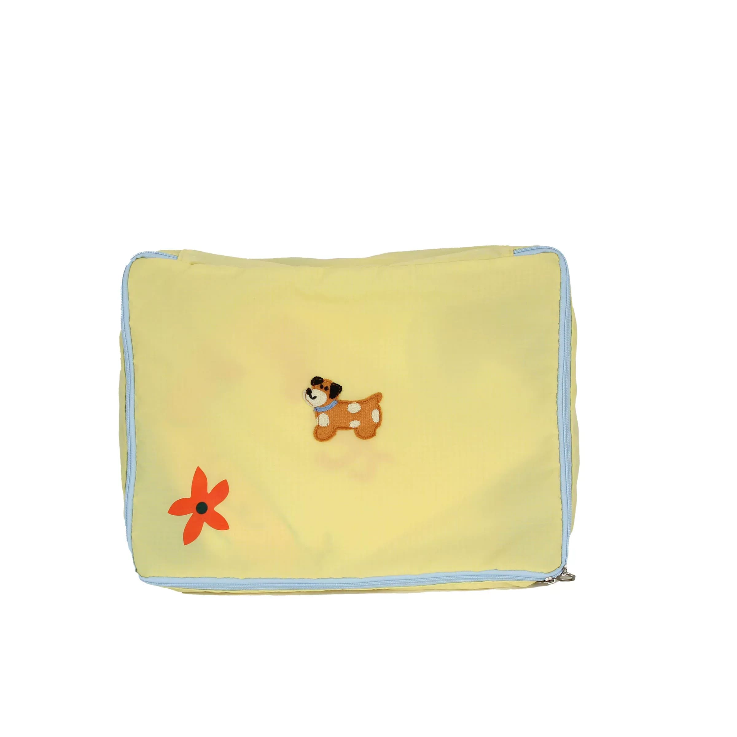 Spring Pup Travel Organizer Set - 4-Piece Waterproof Luggage Packing Cubes with Toiletry Bag