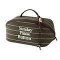 Impressionist Jacquard Cosmetic Bag - Large Capacity Waterproof Travel Organizer