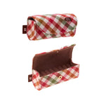 Cake Roll Mini Ring Box - Textured Fabric Jewelry Organizer for 7-9 Rings