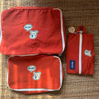 Puppy Travel Packing Cubes - Splash-Resistant Nylon Organizer Bags for Clothes & Toiletries